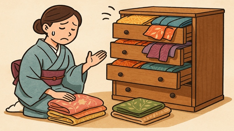 タンスがない場合の着物の収納アイデアと保管法