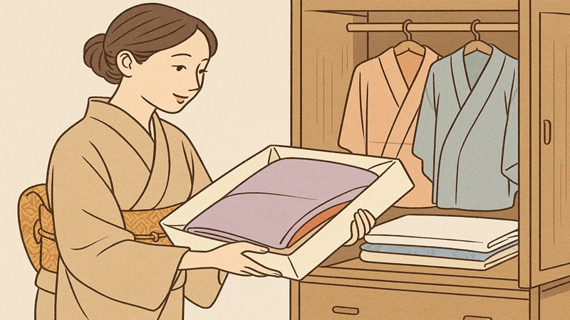 着物の収納アイデア！保管にタンスがない人向け