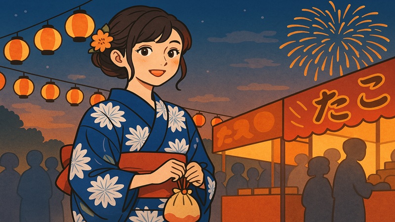 夏祭りで女性が選ぶ浴衣の魅力とは