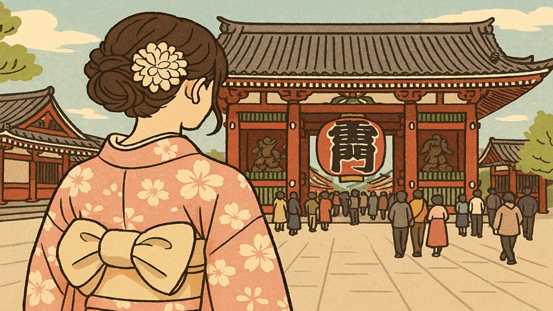 着物でお出かけ。東京で行きたいスポットの定番