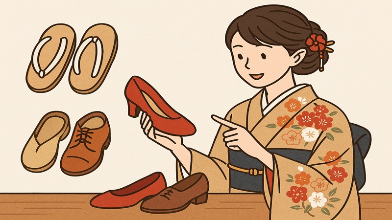 着物の靴を選ぶ基本と場面や男女別にこだわったコーデ術を徹底解説