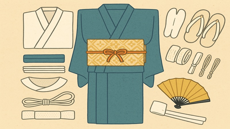 着付けに必要なものの最低限リスト