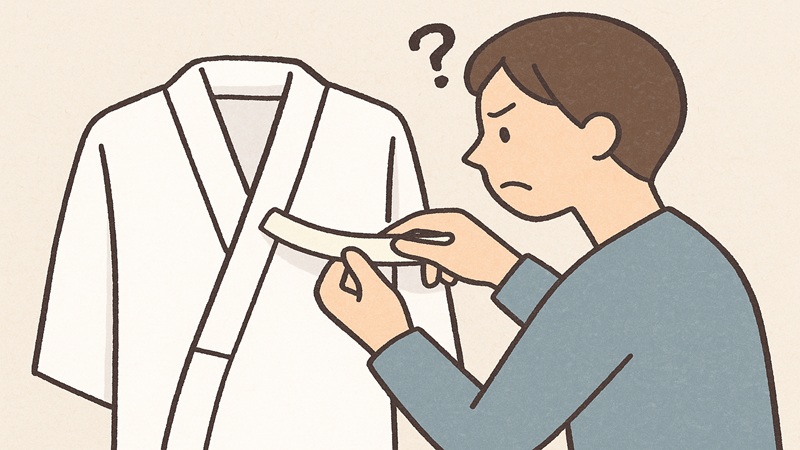 衿芯を入れるところがない時のチェックポイント