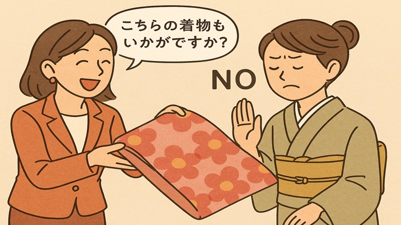 しつこいと感じるかもしれないが断れる環境