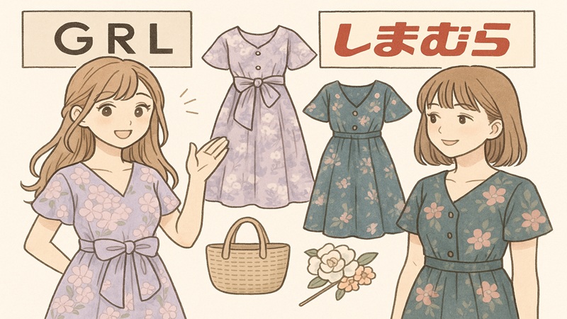 グレイルとしまむらを比較