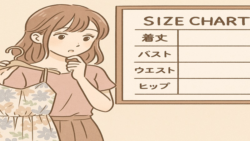 レディース向けサイズ感の選び方