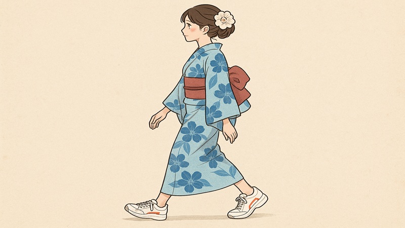浴衣は下駄じゃないとダメか？の答え