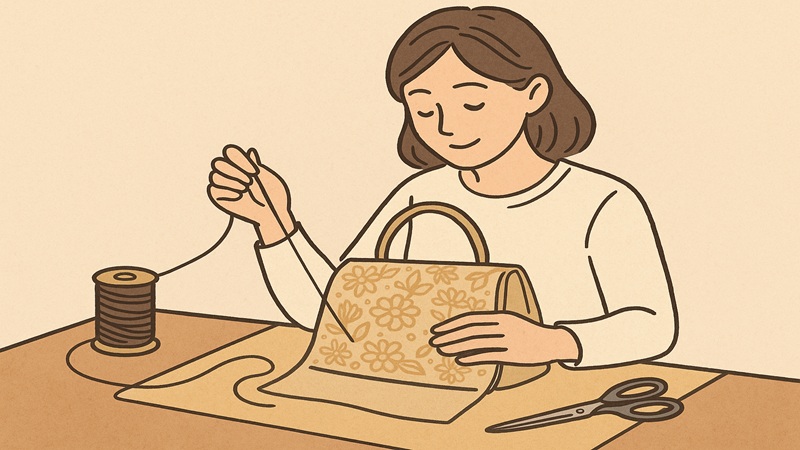 和装にも合うバッグの作り方の基本