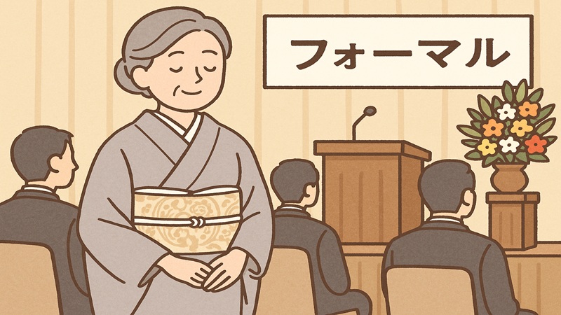 江戸小紋のフォーマルとしての着用は？