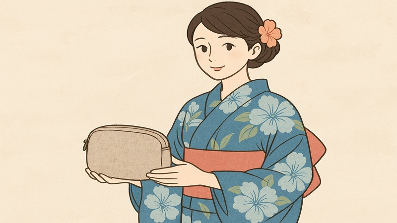 ポーチはおしゃれの鍵
