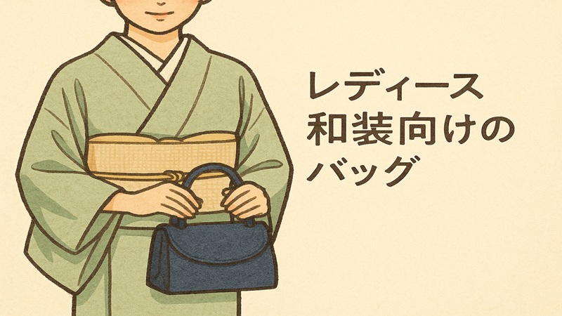 レディース和装向けのバッグ選びのコツ