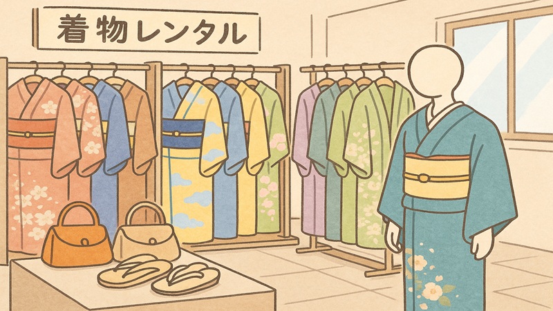 レンタルに羽織は含まれる？