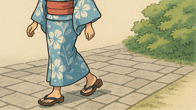 浴衣の下駄の代わりになる履物とは？