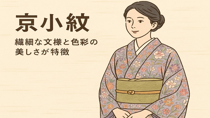 京小紋の柄の特徴と帯の選び方