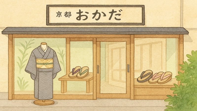 京都おかだでの販売と特徴