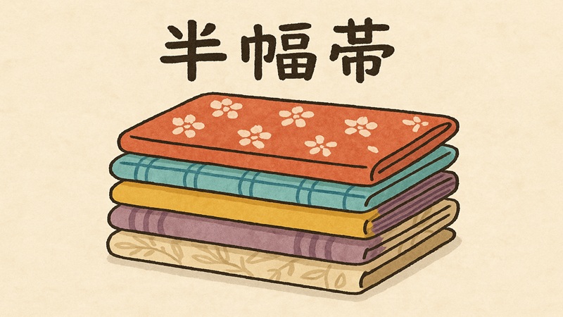 半幅帯は使えるのか？