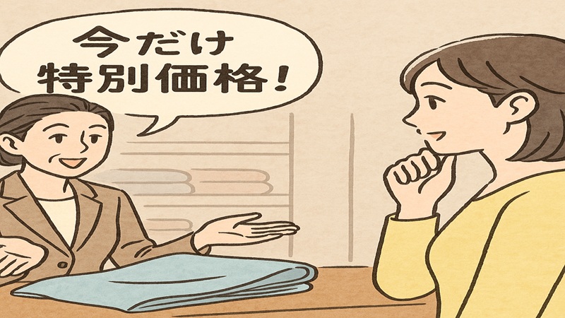 着物の値段の幅と営業トークの関係