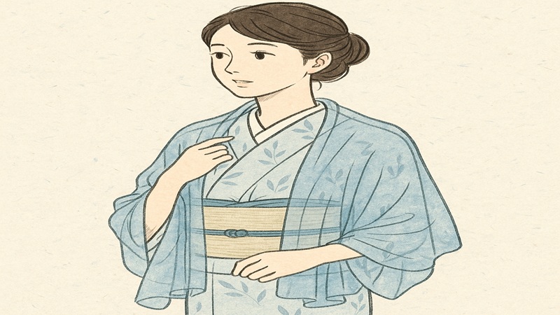 夏の素材と透け感が鍵