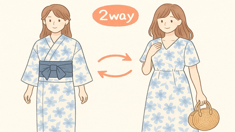 大人用ワンピース2wayが安い