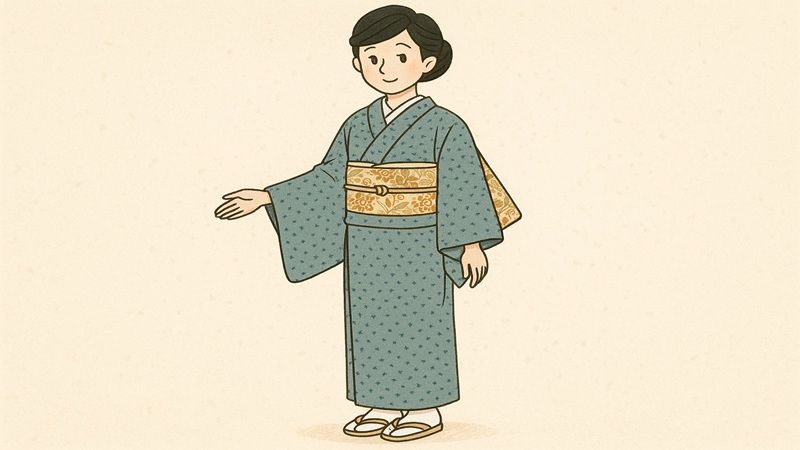 パーティーで小紋に袋帯はあり？