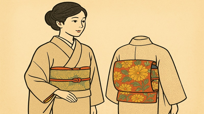 小紋に袋帯はおかしい？失敗しない着物と帯の格合わせの方法