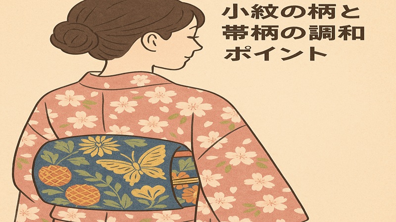 小紋の柄と帯柄の調和ポイント