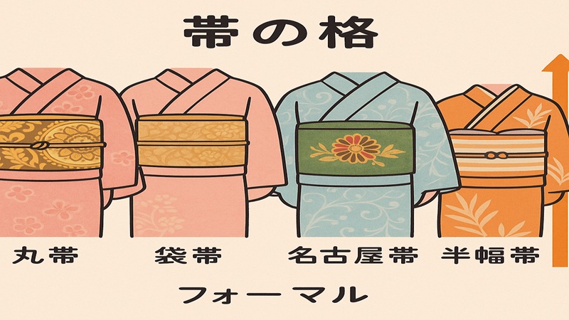 訪問着に合わせる帯の格とは