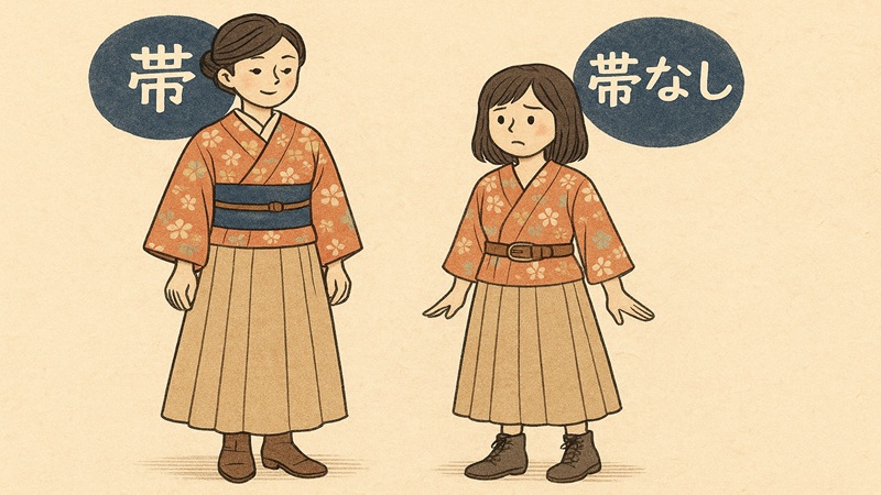 帯を使うor使わないの判断基準