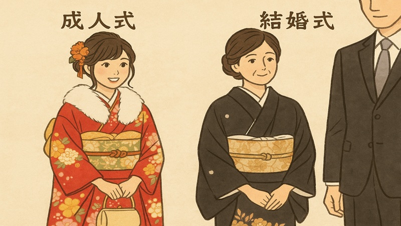 成人式と結婚式の金額感の違い