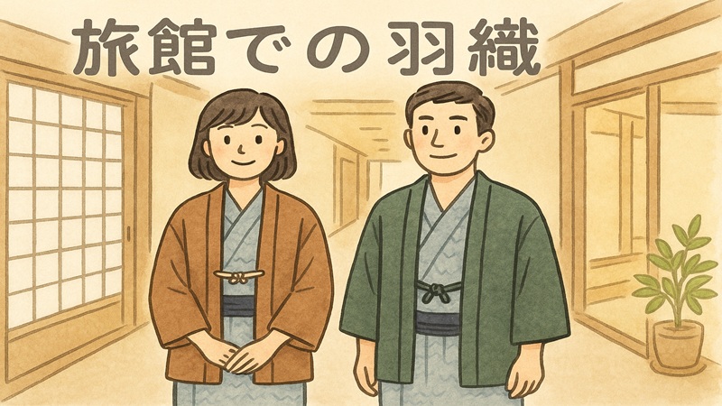 旅館での羽織マナーと注意点