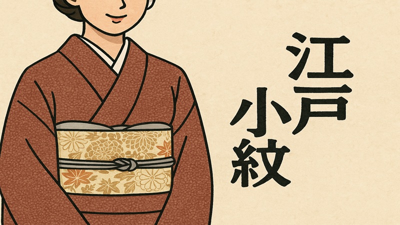 江戸小紋なら合わせてもよい？