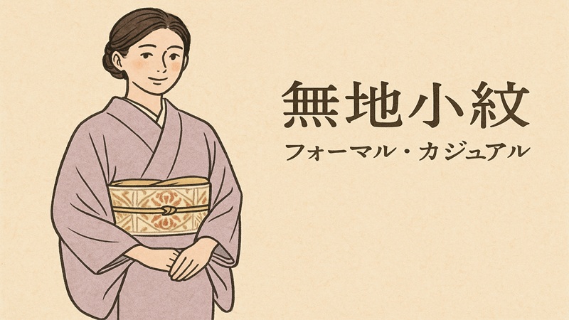 無地小紋の特徴と販売方法の実態