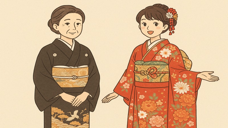 留袖と振袖の違いと費用比較