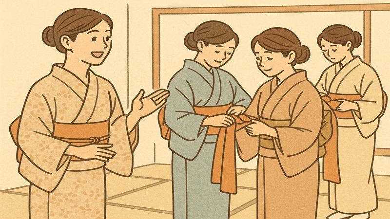 着物を着る会で押し売りはあるのか
