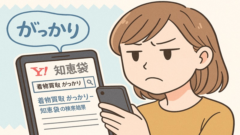 がっかりと知恵袋の声の真相