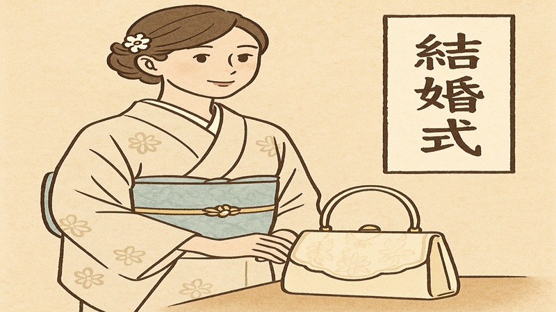着物に合うバッグの結婚式で重視したいポイント
