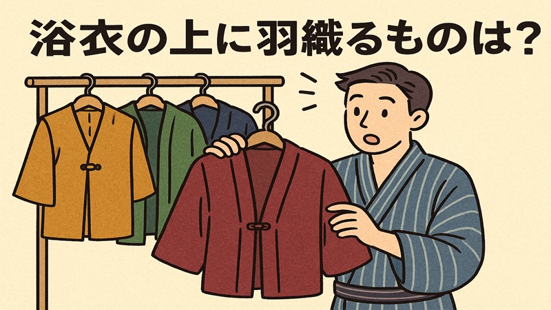 浴衣の上に羽織るものの名前と選び方のコツ