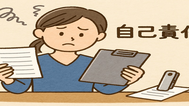 自己責任で選ぼう