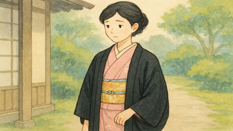 訪問着に羽織はおかしい？と疑問を持つイメージ画像