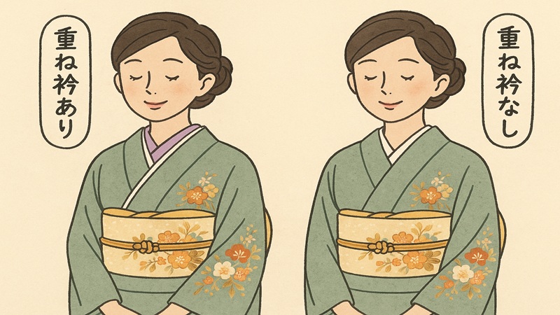 訪問着に重ね衿は必要なし？コーディネートの基本