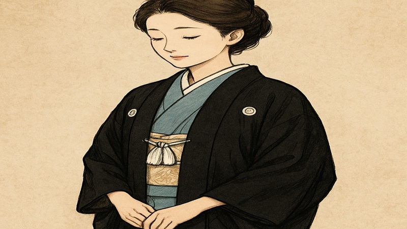 黒羽織を合わせる際の注意点