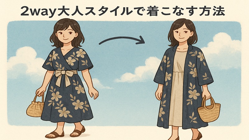 2way大人スタイルで着こなす方法