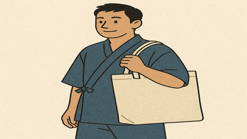 トートバッグは合うのか？