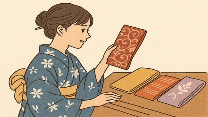 着崩れ防止の帯結びの工夫とは