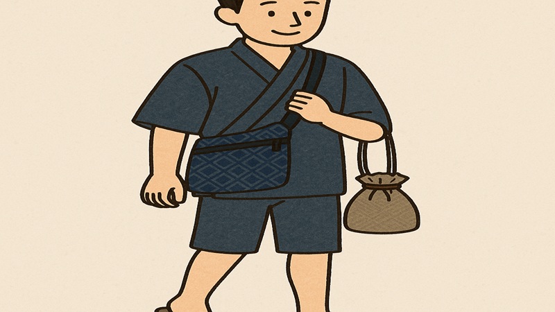 甚平で外出する際のカバンとバッグのおすすめスタイル