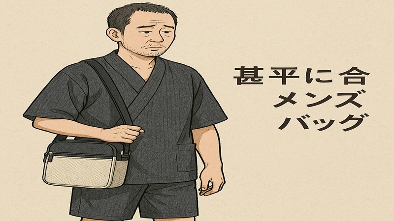 おしゃれで実用的なメンズバッグの選び方