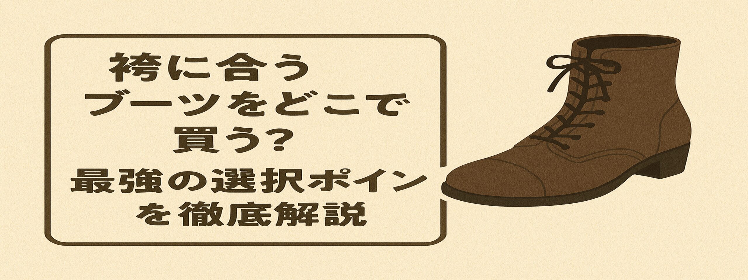 袴に合うブーツをどこで買う？最強の選択ポイントを徹底解説